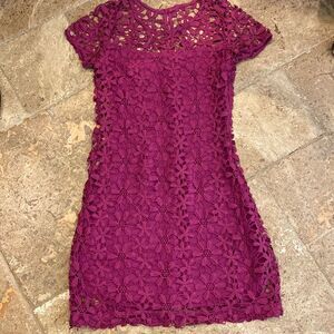 Hollister size 0 lace fully lined dress